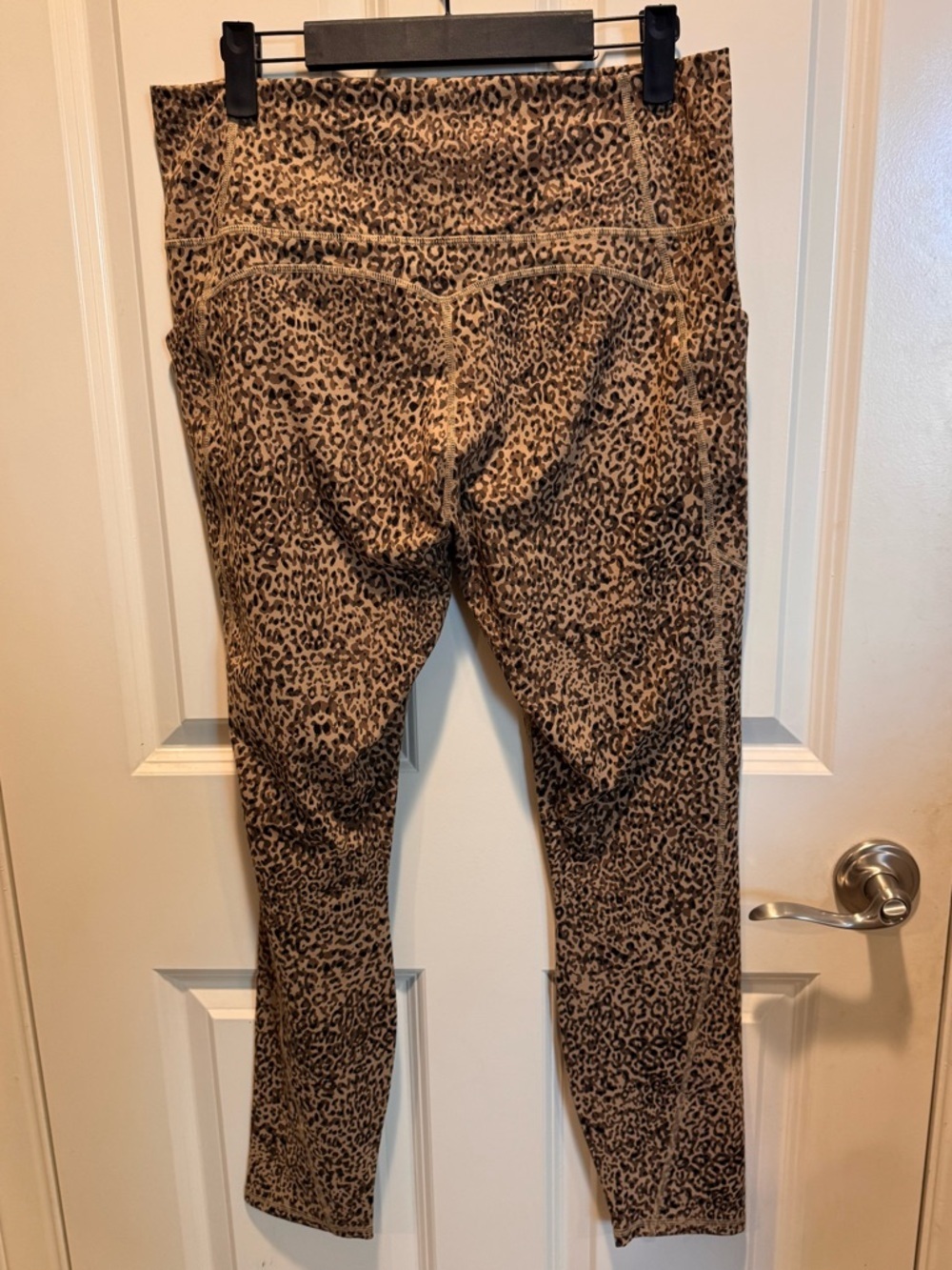 Fabletics Leopard Print High-Waist Leggings - Brown & Black - Picture 2 of 2